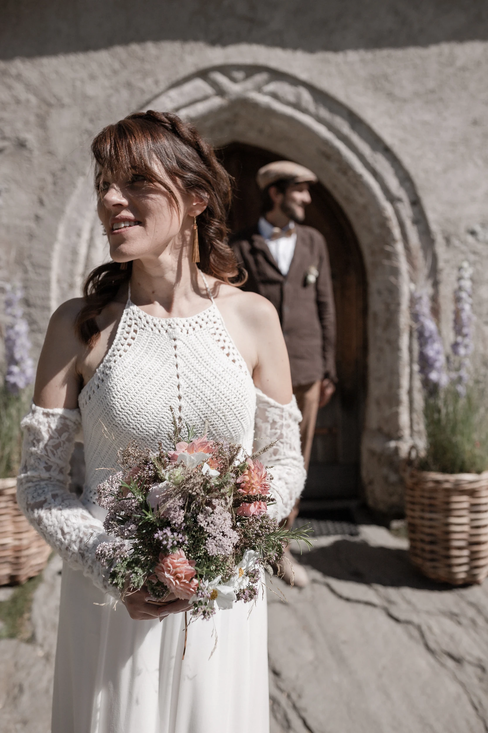 Brautporträt bei einer Hochzeit in Südtirol